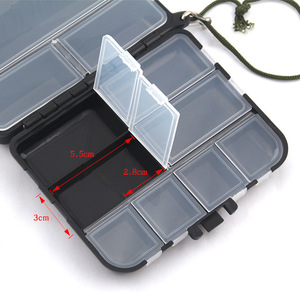 Boîte de rangement pour accessoires de pêche Luya Lead Head avec corde de transport 12*9.5*3.5 11.5*6.5*3 Organisateur d'hameçons et d'appâts - Product Image 2