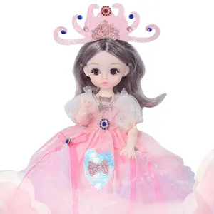 新款白雪艾莎公主32厘米大女孩亚德娃娃批发女孩礼品玩具