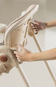 <span class=keywords><strong>Chaise</strong></span> haute électrique portable pour bébé, en plastique, design traditionnel moderne, hauteur réglable, utilisation intérieure/extérieure, 0-12 mois, 20 kg - Product Image 6