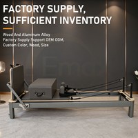 Reformer Pilates à cadre en aluminium certifié CE, personnalisable, pour studio de yoga et salle de sport
