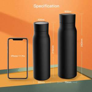 Smart Home Healthy <span class=keywords><strong>Drink</strong></span> Tracks Botella de agua inteligente con recordatorio para beber Pantalla LCD Tuya App Botella de agua inteligente - Product Image 5