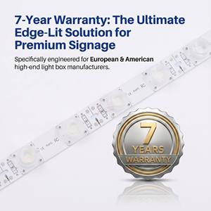 Barra de Luz LED Delgada de 28.8W del Fabricante, 12V 24V 107LM/W, Barra Rígida de 45*15 °   18 LED para caja de luz de señalización publicitaria con certificación UL CE RoHS - Product Image 2