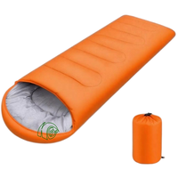 Sac de couchage camouflage imperméable en polyester avec rembourrage en coton creux pour camping et randonnée en extérieur, fabricant OEM ODM avec logo personnalisé