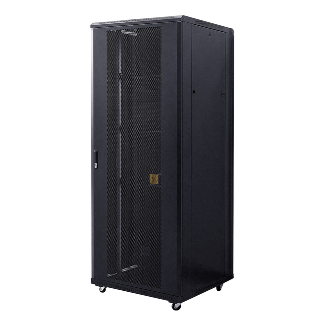 Container Data Center Advanced 38U Server Rack Cabinet with Integrated Lighting System & Fans in Stock
