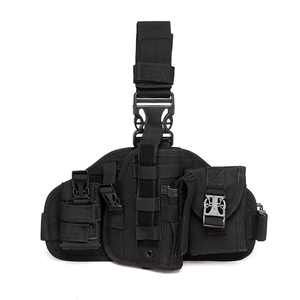 उच्च गुणवत्ता वाले आउटडोर टिकाऊ छलावरण जांघ पैर होल्स्टर सामरिक कमर लेग पाउच समायोज्य खेल चल रहे शिकार लेग पैक - Product Image 3