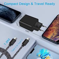 Adaptor Daya USB C PD 20W Port Tunggal untuk iPhone iPad MacBook Pro/Air Samsung Galaxy OPP Vivo Xiaomi Pengisi Daya Dinding USB C 20W