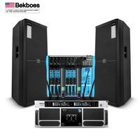Système Audio Complet Professionnel Bekboe pour Événements Extérieurs, Équipement Sonore pour Églises