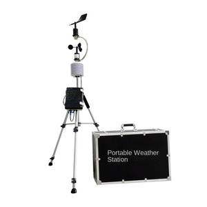 <span class=keywords><strong>Station</strong></span> météo portable PAWS005C avec batterie au lithium intégrée, conception étanche, vitesse du vent, température, humidité, pression atmosphérique - Product Image 5