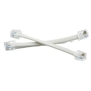 RJ12 Latch Side Data Cable 6pin Tel Cable Trade Assurance 7FT Fiber Optic Data Transfer CAT 5 Ip68 Dome Type 2 in 4 of 96 125vac