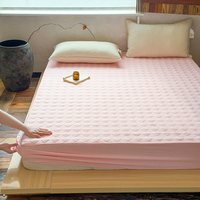 Housse de matelas en polyester anti-acariens de luxe, respectueuse de la peau, hypoallergénique, protège-matelas pour hôtel