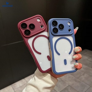 เคสใส iPhone 15 Plus ดีไซน์สวยงาม เคสแม่เหล็ก <span class=keywords><strong>Burga</strong></span> - Product Image 2