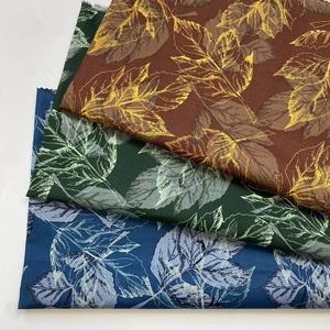 Pabrik pola bunga matahari 100% katun kain Poplin untuk pakaian gaun pakaian dalam stok - Product Image 5