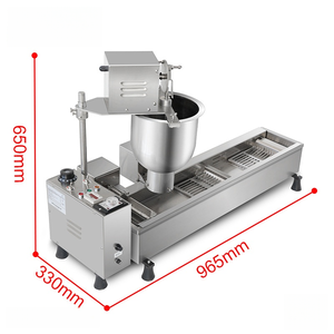 Machine automatique à faire des boules de beignets, machine à beignets frits au gaz, commerciale, pour Loukoumades, biscuits frits, brownies frits - Product Image 6