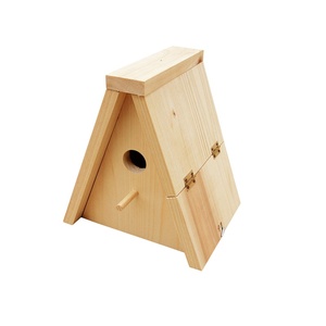 Stable extérieur jardin pleine extension <span class=keywords><strong>petit</strong></span> bois artisanat bricolage maison d'oiseau peint à la main avec prix en gros - Product Image 2