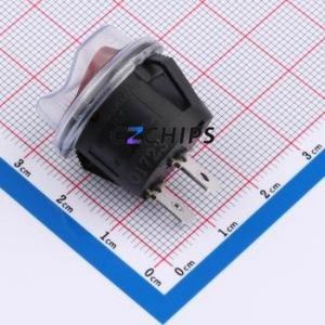 RT-S02-117-R4NBR2C DC Rocker Switch Through hole Component (THT),P=7mm Switch 20.2mm 21.1mm Concave Bend Without - Product Image 2