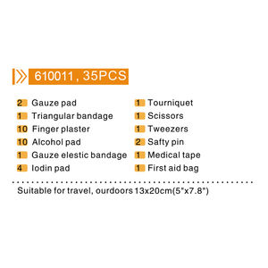 Amazon Vendedor Top Venta Al Por Mayor Accesorios Para El Coche Ecológico Ayuda Kit <span class=keywords><strong>De</strong></span> Emergencia <span class=keywords><strong>Botiquin</strong></span> <span class=keywords><strong>De</strong></span> Primeros Auxilios - Product Image 4