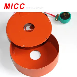MICC 라운드 실리콘 고무 히터 실리콘 가열 패드 온도 조절기 12v 실리콘 피자 배달 가방 히터