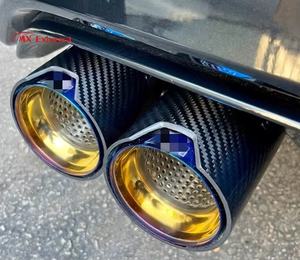 Puntas de Escape de Fibra de Carbono y Acero Inoxidable de 93 mm con Doble Salida, <span class=keywords><strong>Precio</strong></span> Directo de Fábrica, para Modificación de la Serie B*MW - Product Image 5