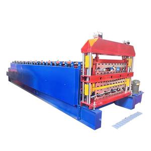 Machine de formage de rouleaux de tôle à triple couche avec une bonne vente de haute qualité en tôle ondulée - Product Image 4