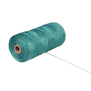 Cuerda de múltiples filamentos trenzada/trenzada de plástico de alta tenacidad PE/PP/poliéster/Nailon/empacadora/línea de embalaje/hilo de red de pesca