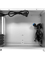 Boîtier de PC de jeu MicroATX en aluminium intégral HX100 avec poignée, refroidissement par air, alimentation SFX/ATX