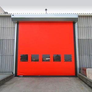 Puerta Rápida de PVC Autorreparable para Almacén, Puerta Enrollable Automática de Alta Velocidad Tipo Cremallera - Product Image 2