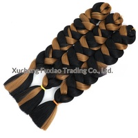 Cheveux tressés Jumbo en fibre Kanekalon ignifuges à basse température, 165g, 82 pouces, pour tresses africaines, double trame, fabrication à la machine