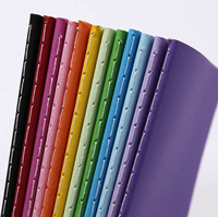 Cahiers en papier kraft avec reliure cousue personnalisée en gros, cahiers d'exercices promotionnels pour étudiants avec papier ligné