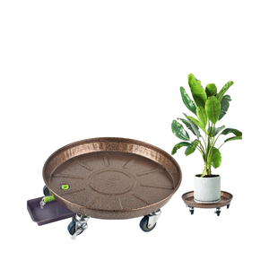 Prix d'usine, grands supports à <span class=keywords><strong>plantes</strong></span> roulants verrouillables de 15,7 pouces, roulettes robustes <span class=keywords><strong>pour</strong></span> <span class=keywords><strong>plantes</strong></span> en pot d'intérieur/extérieur - Product Image 1