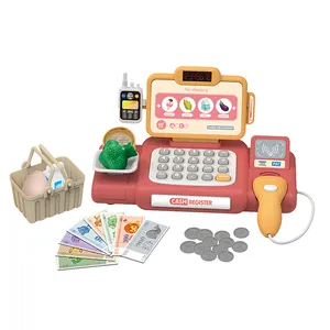 Kids Cash Register Toy Set With Light And Sound Kids Electric Play House Toys Educational Cash Register Toys For Children