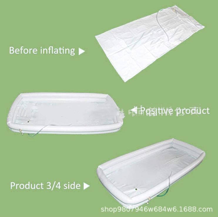 Cuscino Per Vasca Da Bagno Bambini - Tappetino Da Bagno Sicuro, Con Fibbie, Per Neonati 0-1 Anno, Blu O Rosa - Foto 5