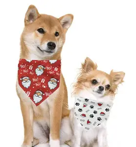 Wholesale Halloween Style Christmas Pet Dog Bandana necklace