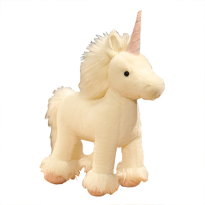Unicorno Bianco dei Sogni, <span class=keywords><strong>Peluche</strong></span> Super Morbido con Imbottitura in Cotone PP, 40cm, Regalo per Bambini Unisex, Marca MEIWEN, Design Personalizzabile - Product Image 1