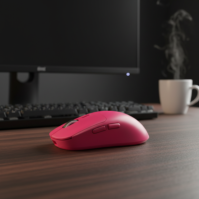 Wholesale Price Retail Oem Manufacturers M348 Lightweight Wireless Gaming Mouse pink 6400 Dpi Three-mode Rechargeable Mouse