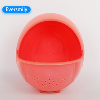 Récipient alimentaire ménager en plastique passoire double couche bassin de lavage des fruits panier de vidange rond Gadgets de cuisine nouveautés