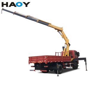 شاحنة 10 طن مركبة على شاحنة بـ 6 عجلات مع رافعة شاحنة رافعة شاحنة رافعة متنقلة للبيع - Product Image 4