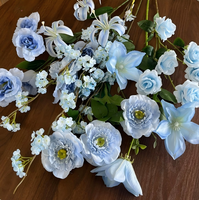 Hete verkoop Realistische Zijden Hortensia Kunstbloem, Bruiloftdecoratie & Benodigdheden voor Huisdecoratie Artikelen Groothandel