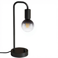 Lampe de chevet et de lecture moderne et minimaliste avec abat-jour en verre, entièrement dimmable, à commande par bouton, pour eBay, idéale pour salon et chambre à coucher