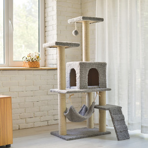 Commercio all'ingrosso di animali prodotti del negozio big <span class=keywords><strong>cat</strong></span> tree house torre con muuse giocattoli per petty amore gatto arrampicata sport casa dell'animale domestico - Product Image 2