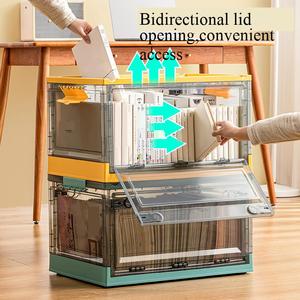 Đa chức năng nhựa có thể gập lại có thể tháo rời quần áo tổ chức hộp lưu trữ cho cắm trại ngoài trời & xe sử dụng - Product Image 2