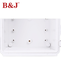 Nouveaux produits B&J, boîtes de jonction étanches pour extérieur avec couvercle à charnières, loquet en acier inoxydable, IP68, ABS, 270X370X150, UL94-V0