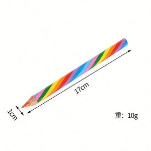 Juego de Lápices de Colores Jumbo, Madera Multicolor, Mágico para Niños, Arcoíris, Material de Arte, Kit de Dibujo, Pintura Escolar - Product Image 4