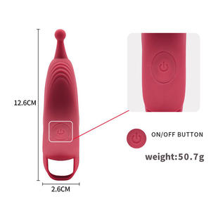Mini Wireless Finger Vibrator Ärmel Silikon Sexspielzeug für Frauen <span class=keywords><strong>Massage</strong></span> & weibliche Mastur bator für Paare - Product Image 5