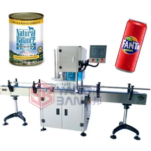YB-FGJ Fully Automatic Tin Can Lid Seaming Machine Plastic Can Filling And Seaming For Nut And Snack Tin Can Seamer Machine