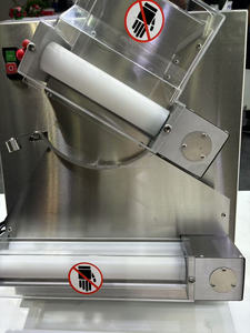 Nhà Máy Điện Làm Cho Bánh <span class=keywords><strong>Pizza</strong></span> Bột Flatten Tấm Căng Con Lăn Mở Báo Chí Bột Máy - Product Image 5