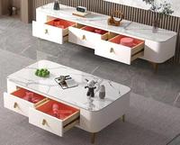 Meuble TV en bois 2026, nouvelle collection, moderne et écologique, pour salon et chambre, combinaison table basse et table à thé, un best-seller