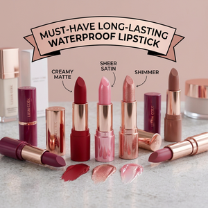 Long-Lasting Waterproof Moist <b>Lipstick</b> Must-Have Creamy Matte Shimmer Sheer Satin <b>Custom</b> Colors Halal ISO Certified 3-Year Shelf - Product Image 3