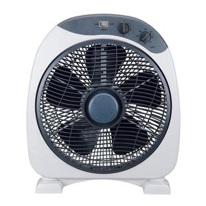 12 pulgadas fabricante chino personal circular aire refrigeración eléctrica plástico parrilla escritorio caja silenciosa ventilador - Product Image 2