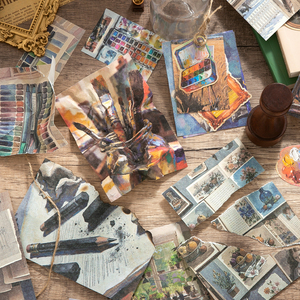 <span class=keywords><strong>Kit</strong></span> d'autocollants en papier pour <span class=keywords><strong>scrapbooking</strong></span> Simno, esthétique vintage, pour DIY Bullet Journal & <span class=keywords><strong>Album</strong></span> et décoration artisanale - Product Image 3