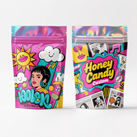 Sachet Mylar Personnalisé Anti-Odeur Scellé au Laser, Hermétique, Qualité Alimentaire, pour Bonbons, Sachet Doypack Personnalisé